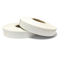 Étiquette vierge pour fabricant, papier pour étiquettes en cuivre, étiquette code-barres simple rangée couchée, autocollant en papier jet d'encre