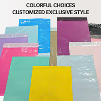 Dekorative Rosa Versandumschläge Selbstklebende Farbige Versandtaschen für Boutique-Kosmetik Geschenkverpackung Kurierbeutel Matt