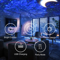 TSINYE-Projecteur de lumière de nuit LED RVB pour la chambre à coucher et le salon