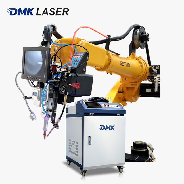 Industrial Robot Arm with Laser Source Qilin Scanning Head with CCD Robot of ESTUN With Automatic Welding Robot Arm 6 Axis