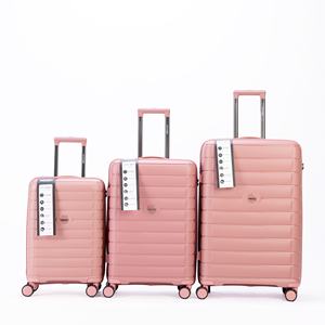 Set Koper Trolley Desain Baru Kapasitas Besar dengan Bukaan Samping Ukuran 20/24/28 - Product Image 2