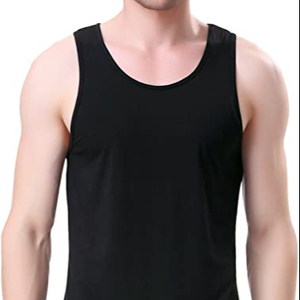 Chaleco deportivo de algodón puro para <span class=keywords><strong>hombre</strong></span>, <span class=keywords><strong>camiseta</strong></span> con <span class=keywords><strong>tirantes</strong></span> en la espalda, color sólido, venta - Product Image 1