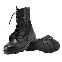 Sepatu Bot Taktis Gurun Harga Terjangkau Anti Selip untuk Hiking Outdoor, Sepatu Bot Kerja Tinggi Setengah Betis