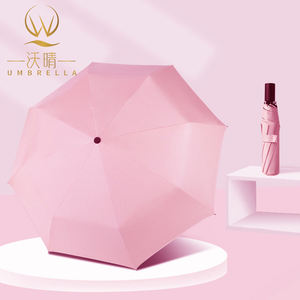 Parapluie à trois plis manuel en caoutchouc, os, bois, modèle personnalisé, 1 pièce - Product Image 6