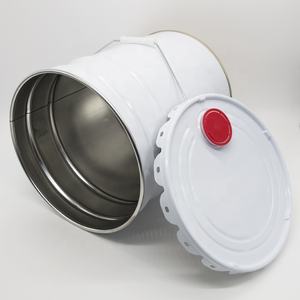 ถัง20L สีโลหะความจุสูงถังเหล็กขนาด20ลิตรถังขนาด5แกลลอนพร้อมฝาตะกร้าดอกไม้ - Product Image 2