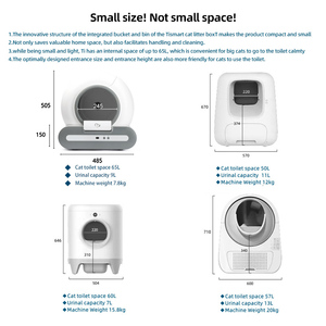 2025 mới ti + thông minh Mèo Hộp EU kho kho, tự động làm sạch areneros Para gatos với công nghệ Titan - Product Image 2