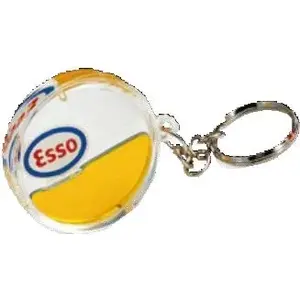 Portachiavi a Disco con Liquido Gadget Personalizzati - Product Image 1