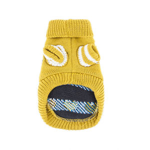 DS-001B klassische süße moderne Hunde kleidung für Haustiere Baumwoll strick pullover Jacken für Feiertage-Chinesisches Neujahr und Halloween - Product Image 4