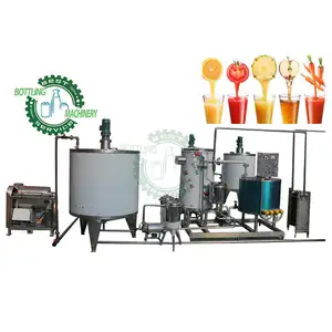 1000L/H 1ton/h complete apple mango orange lemon flavored juice mixing line plant with pasteurizer