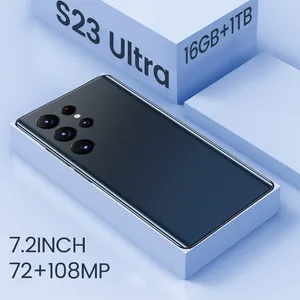 Hot Selling S23 ULTRA original 16gb+1tb 24MP+50MP face unlock full Display Android 12 Cell Phone Smart Mobile Phone
