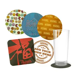 广告礼品标志印刷杯纸啤酒杯垫饮料杯垫