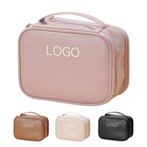 Custom Logo Cosmetic <b>Bag</b> Jewelry Necklaces Portable Makeup Pouch Travel Make up Organizer <b>Bag</b> with Compartment - Product Image 4