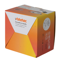 Dossiers en carton ondulé E-flute avec lamination mate, recyclables et écologiques, avec logo personnalisé, pour ampoules LED et petits appareils électroniques grand public