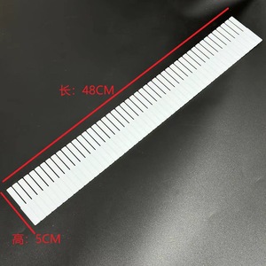 <b>Plastic</b> Storage <b>Drawer</b> Divider 5Cm High 8Mm Thick White Rectangular Standing Type <b>Organizers</b> For Office Use - Product Image 2