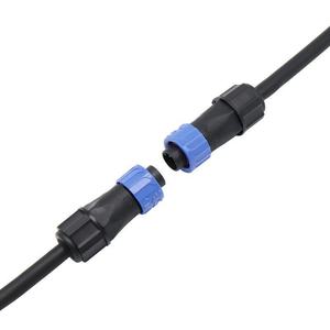 موصل طيران مقاوم للماء IP68 ذكر-أنثى مع كابل نقل إشارات للمعدات الهندسية الخارجية - Product Image 3