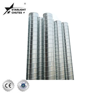 STARLIGHT CHUTES SC Tuyau en spirale en acier galvanisé <span class=keywords><strong>pour</strong></span> systèmes de retour d'air CVC commerciaux - Installation facile Personnalisable - Product Image 1