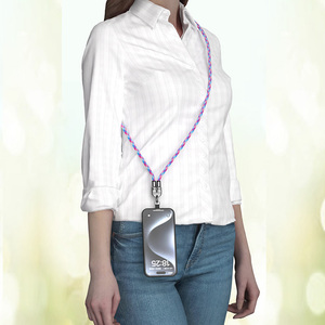 240W carga rápida 2 en 1 CrossBody teléfono cordón personalizado 0,3 m 1,2 m duradero grueso 7mm conveniente Nylon trenzado tipo C Cable de datos - Product Image 6