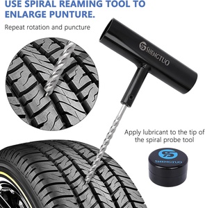 Bộ Sửa chữa lốp xe phổ quát 62 chiếc-Dễ sử dụng và đóng gói tốt cho xe hơi, ô tô, ATV, UTV, xe tải, xe máy, RV, v. v. - Product Image 4