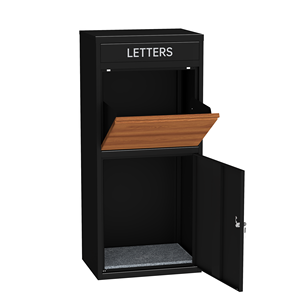 Buzón de Paquetería Exterior de Acero Personalizado de Fábrica con Cerradura de Alta Seguridad y Capacidad de 2 Niveles, Buzón Inteligente para Entrega de Paquetes - Product Image 4