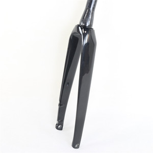 700C Disc Voll carbon <span class=keywords><strong>Biike</strong></span> Gabel Straßen scheiben gabel Max Reifen 32C Flach montage 140mm in Voll carbon Rennrad gabel - Product Image 3