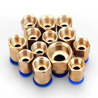 Raccord rapide en laiton à filetage femelle PCF G3/4 pour tuyau de 12 mm, idéal pour système d'irrigation de jardin