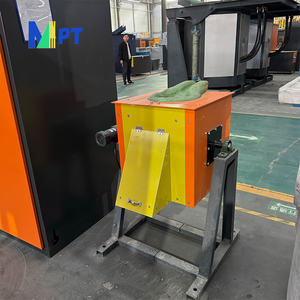 Pequeño horno de fusión de cobre y aluminio 300 nuevo horno de fusión de Metal Industrial de inducción rectificador horno Industrial-eléctrico - Product Image 4