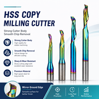 Fresa de un solo filo de cobalto HSS M35 D3-D8, herramienta de corte CNC para perfiles de aluminio para fabricación de puertas y ventanas