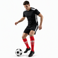 Chaussettes de football antidérapantes personnalisées, respirantes et absorbant l'humidité, chaussettes de sport pour le football