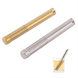 ที่กรองชาสแตนเลสทรงท่อ ดีไซน์ทันสมัย หรูหรา สั่งทำโลโก้ได้  จำนวนสั่งซื้อขั้นต่ำน้อย - Product Image 4