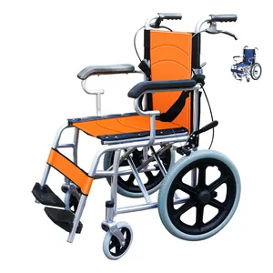 Einstellbarer medizinisch leichter faltbarer Rollstuhl manueller Rollstuhl zu verkaufen