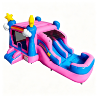 Mini château gonflable magique avec toboggan pour un plaisir actif