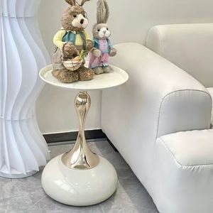Internet Hot Selling <strong>Small</strong> Waist Coffee <strong>Table</strong> <strong>Sofa</strong> Side <strong>Table</strong> Italian Style Light Luxury Modern <strong>Small</strong> Round <strong>Table</strong> - Product Image 4