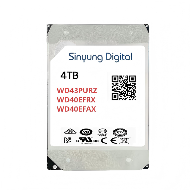 WD43PURZ WD40EFRX WD40EFAX 4TB Purple SATA III HDD 3.5 Inch Internal Hard Drive for Video Nvr Dvr