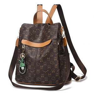 Sac à dos tendance coréen pour femme 2026, en cuir PU souple, polyvalent, avec fermeture éclair, idéal pour les étudiantes - Product Image 2