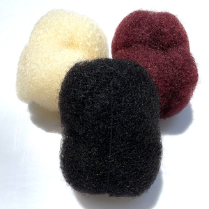 Pelo brasileño Afro rizado a granel 100% <span class=keywords><strong>cabello</strong></span> humano virgen <span class=keywords><strong>para</strong></span> extensiones de rastas mujeres o hombres <span class=keywords><strong>cabello</strong></span> trenzado a granel - Product Image 3