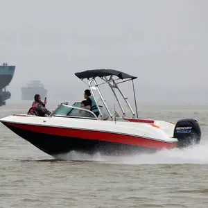 Thiết Kế Mới 5.8M Nhỏ Sợi Thủy Tinh Jet Boat Cho Trượt Tuyết Nước