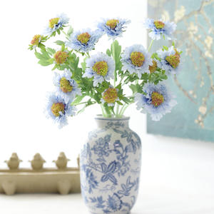 Varilla <span class=keywords><strong>de</strong></span> Plantación <span class=keywords><strong>de</strong></span> Flores Artificiales, Hierba <span class=keywords><strong>de</strong></span> <span class=keywords><strong>Gusano</strong></span> <span class=keywords><strong>de</strong></span> Pino, Flor <span class=keywords><strong>de</strong></span> Seda, Caléndula, Arte Floral, Decoración <span class=keywords><strong>de</strong></span> Bodas, Arreglo Floral, 48 cm - Product Image 4