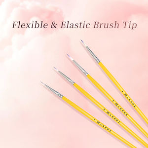 Mei Shang – Lot de quatre pinceaux doux pour le <span class=keywords><strong>visage</strong></span> et la tête, outils de maquillage professionnels, stylos de <span class=keywords><strong>dessin</strong></span> et de traçage couleur - Product Image 1