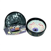 Best-seller transfrontalier : Jouet anti-stress Squishy Halloween – Boule en caoutchouc thermoplastique dorée scintillante pour enfants de 3 ans et plus
