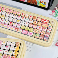 Personality Anime Theme Keycaps MOG/M-OA Profile PBT Dye Sublimation for Mx Switch 64/68/104/108 Mechanical Keyboard