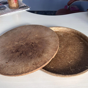 Platos de cena a base de salvado ecológicos biodegradables sin químicos e ideales para catering ecológico, eventos y uso diario - Product Image 1