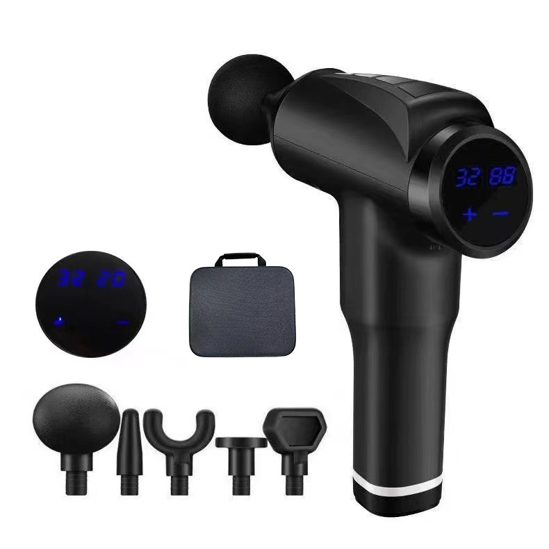 Professional Grade High-Power Vibration Fascia Gun Cross-Border Electric Massager for Body Head Sports Fitness by Manufacturer
