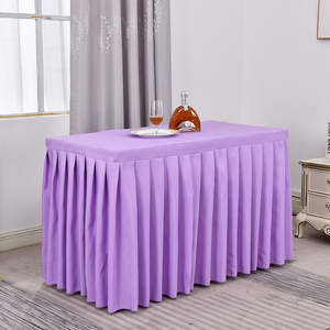 ผ้าปูโต๊ะผ้าสแปนเด็กซ์ปรับแต่งสีทนทานปรับแต่งได้ - Product Image 1