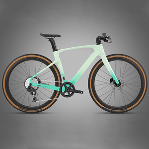 Bicicleta de Carretera Gravel V3 de Fibra de Carbono XC, Cuadro Profesional para Ciclismo de Carreras, Diseño Ligero que Mejora la Velocidad, 24 Velocidades - Product Image 1
