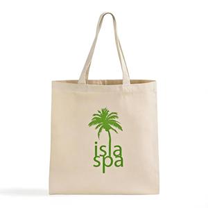 Sac fourre-tout en toile naturelle de 12 oz avec poignées en toile, imprimé DTG, personnalisé, taille moyenne, sac cadeau d'entreprise - Product Image 1
