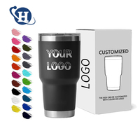 Taza de Viaje de Acero Inoxidable de Doble Pared de 20/30 oz, Termo para Auto de 30 oz, Tazas de Café de 20 oz con Tapa, Botella de Plástico para Agua, Cerveza y Auto