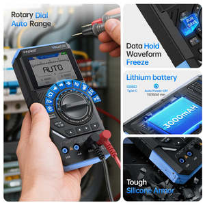 FNIRSI DST-210 ออสซิลโลสโคปแบบพกพา 3-in-1 มัลติมิเตอร์ เครื่องกำเนิดสัญญาณ 10MHz 48MSa/s True RMS ชาร์จไฟได้ ความละเอียด 8 บิต 1 - Product Image 4
