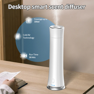 เครื่องกระจายกลิ่นอัลตราโซนิคไฟฟ้าขนาด120มล. เครื่องจ่ายน้ำมันหอมระเหยเสียงรบกวนต่ำพร้อมเพิ่มกลิ่นสำหรับโรงแรมและลานบ้านรีสอร์ท - Product Image 3