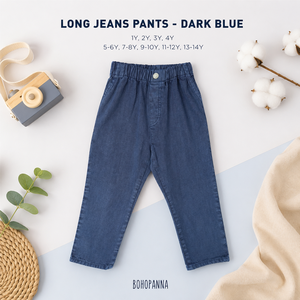 Pantalones vaqueros azul oscuro de primera calidad que combinan comodidad suave, durabilidad confiable y un estilo clásico para el día a día para niños en crecimiento. - Product Image 4