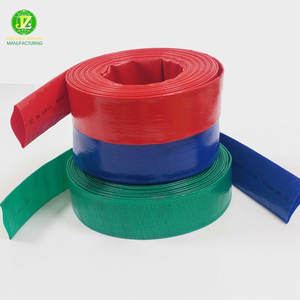 Nouveau chaud sur mesure 2 3 4 5 6 pouces Lay Flat Knife PVC enduit bâche tuyau 100% résistant à l'eau Technique Style uni - Product Image 1